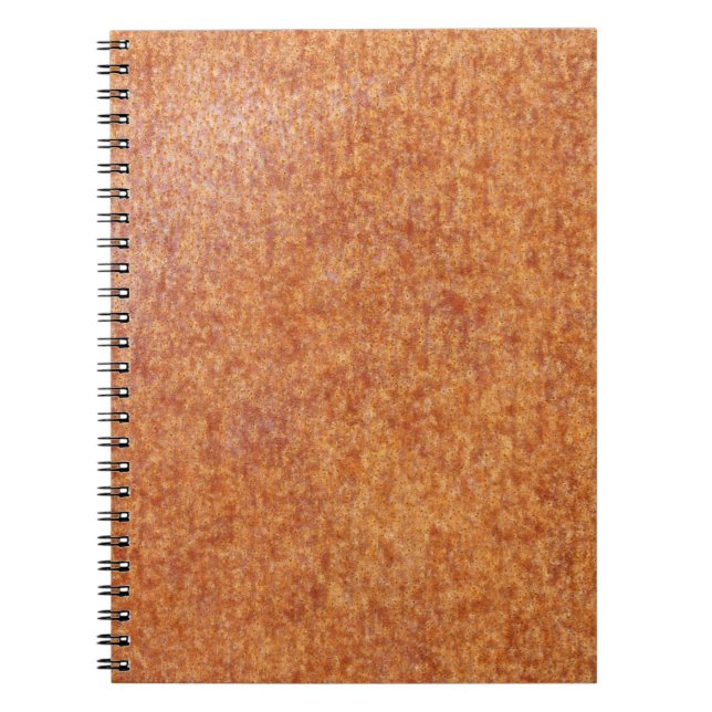 Caderno Espiral Superfície castanha (Frente)