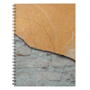 Caderno Espiral superfície de betão cinza