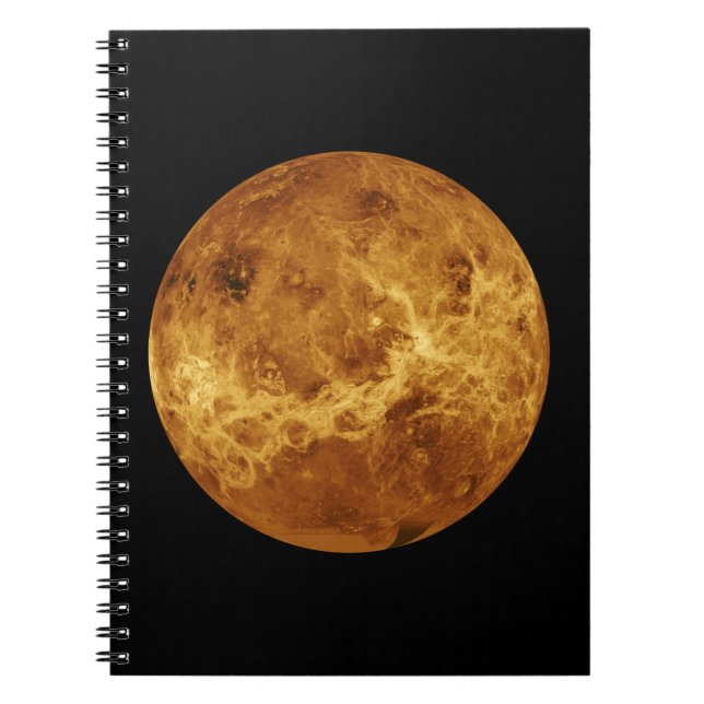 Caderno Espiral Superfície do Planeta Vênus (Frente)