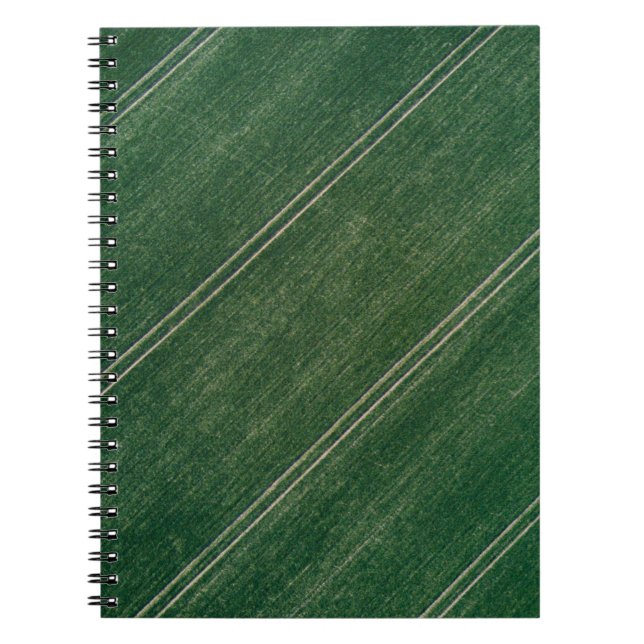 Caderno Espiral Superfície verde (Frente)