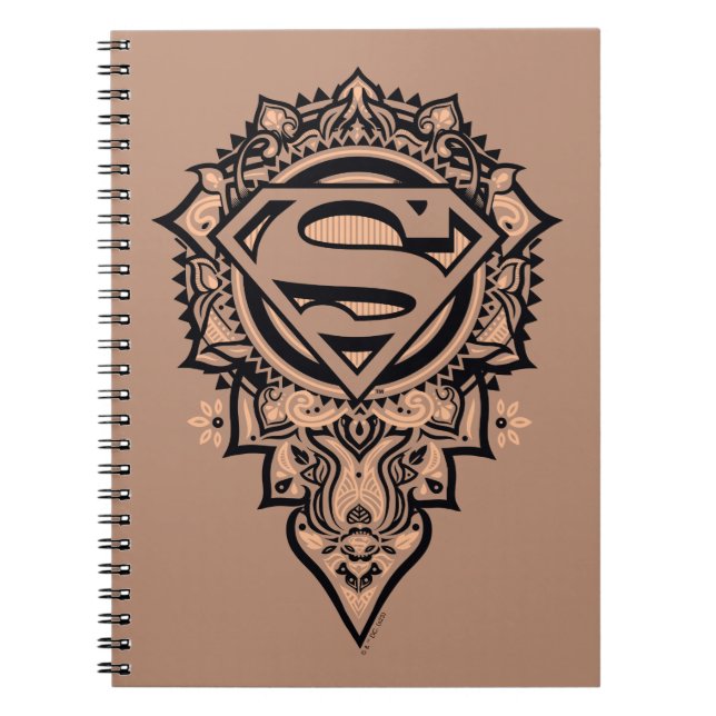 Caderno Espiral Supergirl Mandala Graphic (Frente)