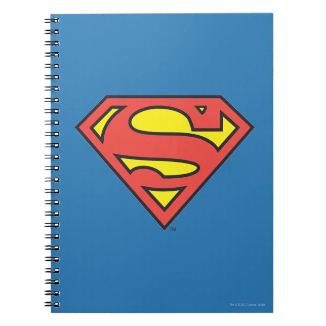 Caderno Espiral Superman S-Shield | Logotipo Superman (Frente)
