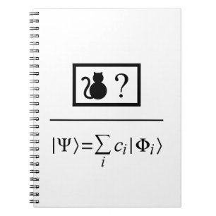 Caderno Espiral Superposição Quântica
