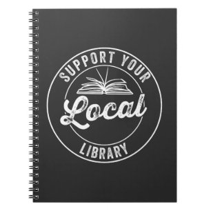 Caderno Espiral suporte à biblioteca localY