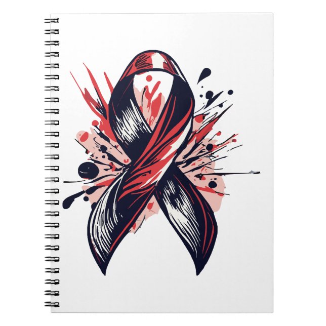 Caderno Espiral Suporte ao cancer (Frente)