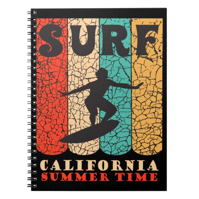 Caderno Espiral Surf California (Frente)