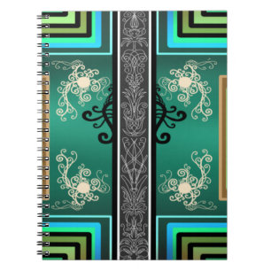 Caderno Espiral Surf Jade