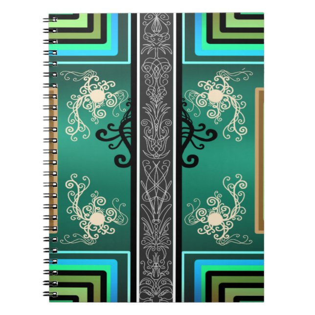 Caderno Espiral Surf Jade (Frente)