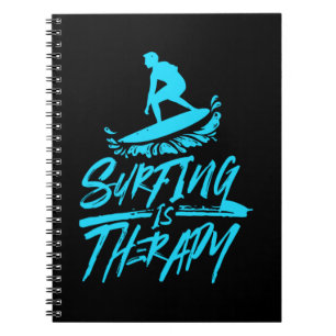 Caderno Espiral Surfar é Terapia