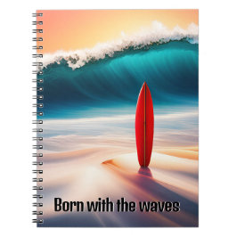 Caderno Espiral Surfboard Direita Com Cotação De Sobrescagem