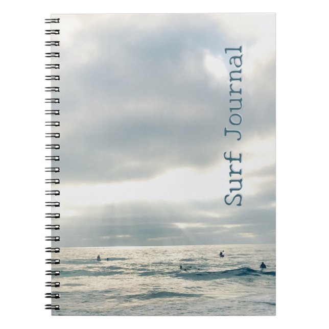 Caderno Espiral Surfistas no Oceano (Frente)