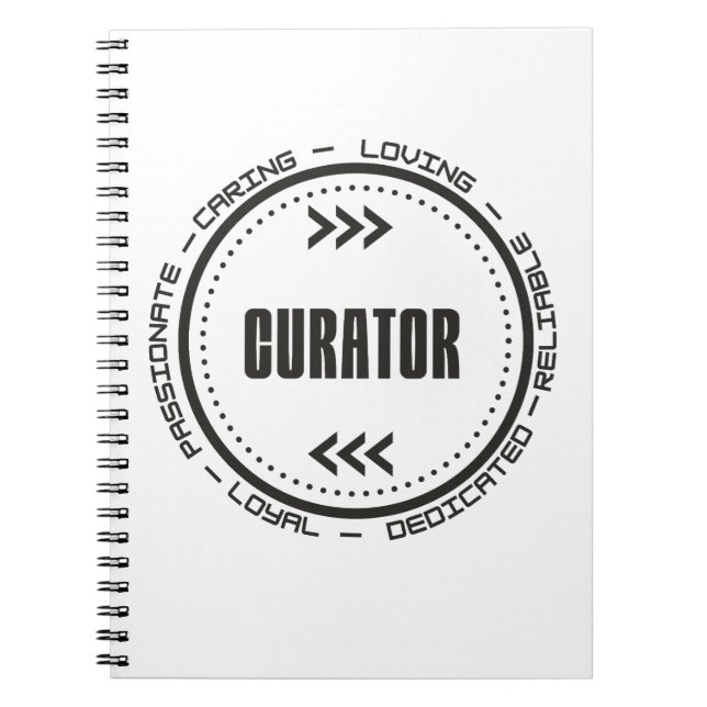 Caderno Espiral Surpreendente Curador (Frente)