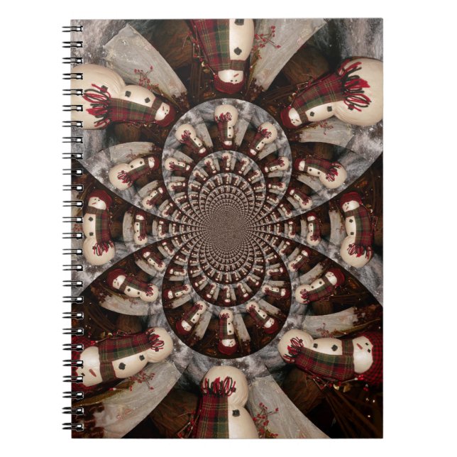 Caderno Espiral Surpreendente Snowman (Frente)