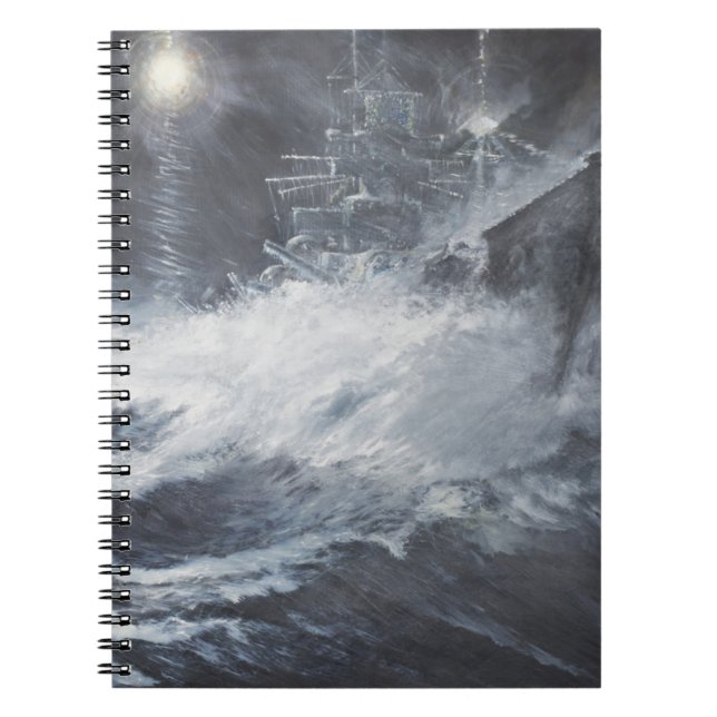 Caderno Espiral Surpreendido pela batalha de Starshell Scharnhorst (Frente)