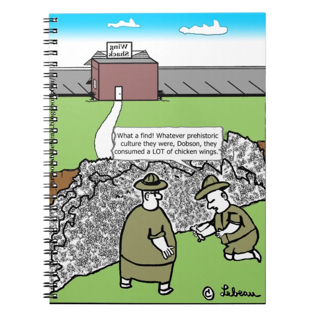 Caderno Espiral surpresa do osso da galinha (Frente)