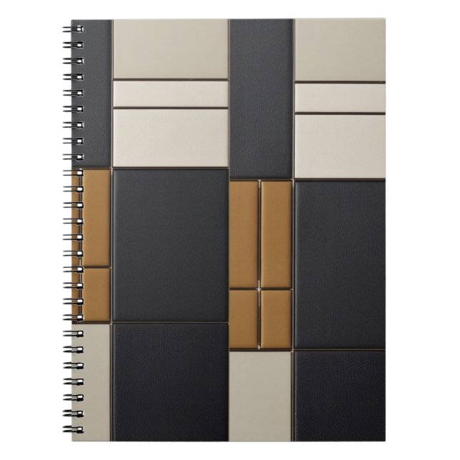 Caderno Espiral Surreal Architectural Labyrinth Abstract Spiral  (Frente)