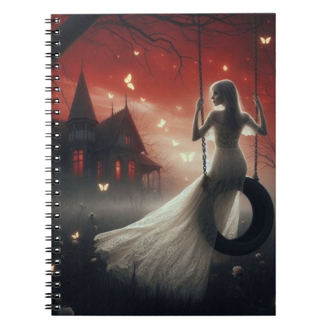 Caderno Espiral Sussurros de Crepúsculo (Frente)