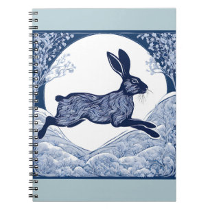 Caderno Espiral Sussurros de Inverno de Lebre Mágica