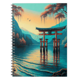 Caderno Espiral "Sussurros de Tranquilidade: O Portão do Espírito"