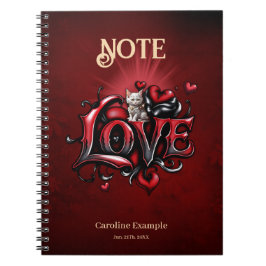 Caderno Espiral Sussurros do Coração: A Magia do Amor