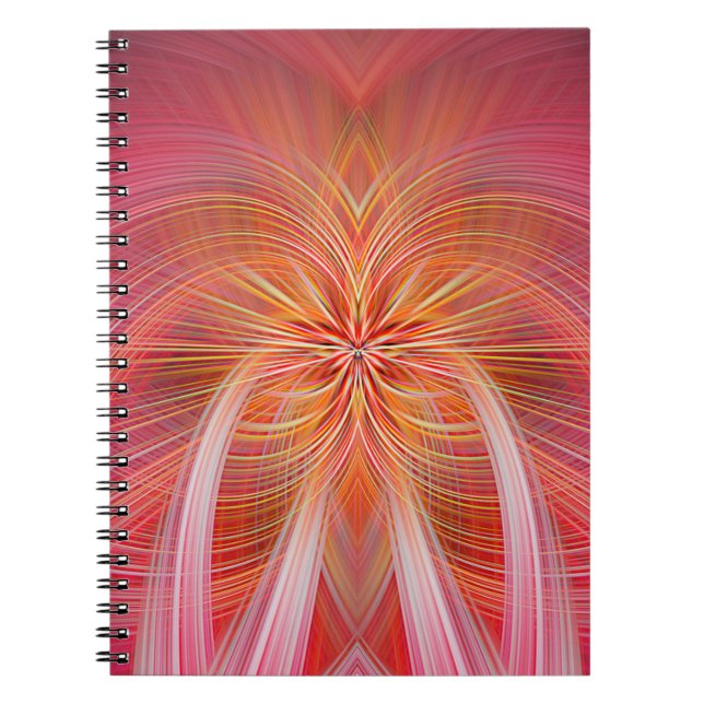 Caderno Espiral Sussurros Rosa (Frente)