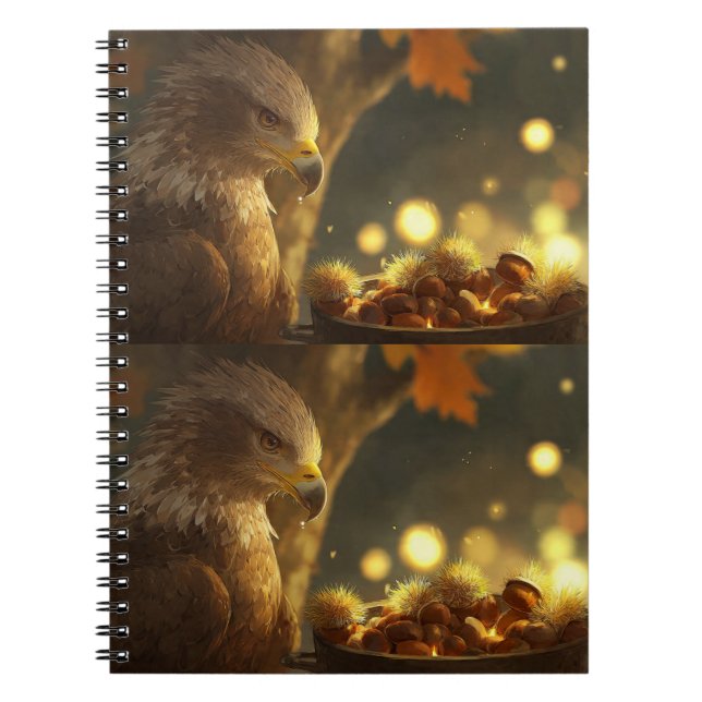 Caderno Espiral Susurros de Outono (Frente)