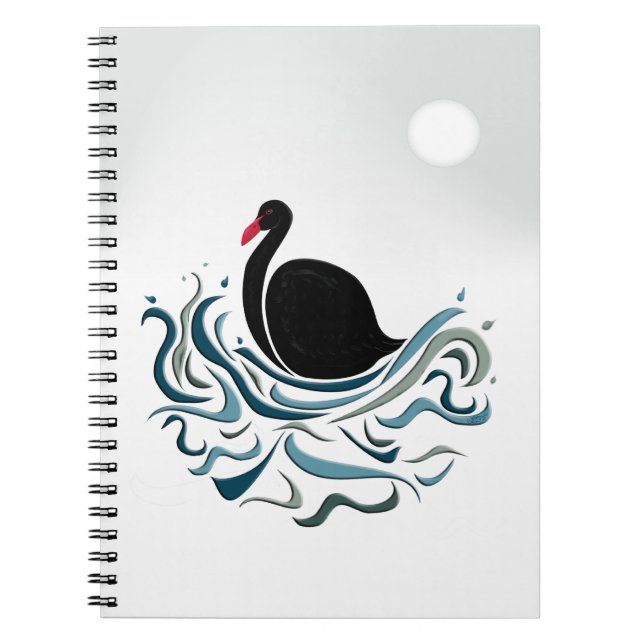 Caderno Espiral Swan Negro (Frente)
