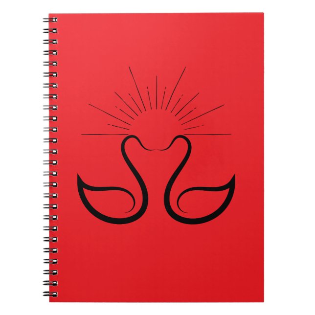 Caderno Espiral Swan Spiral Photo Notebook (Frente)