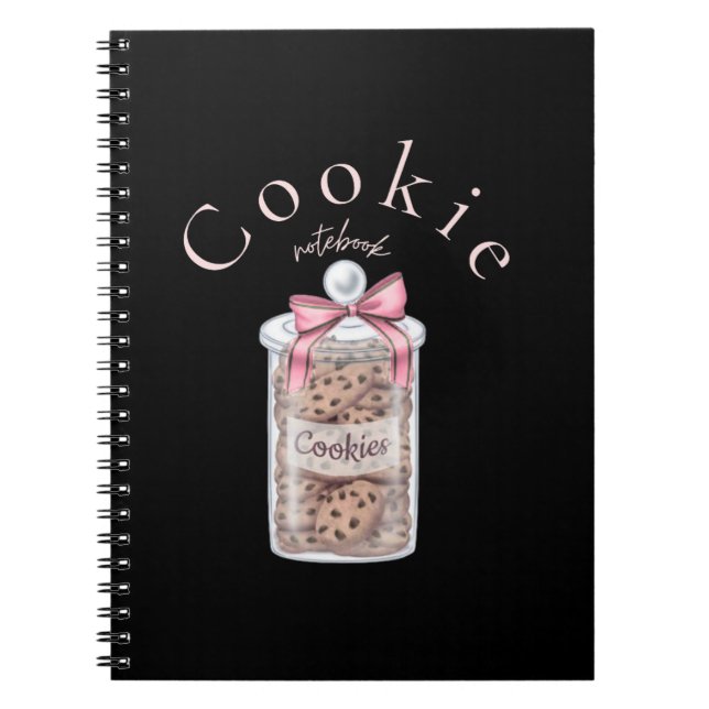 Caderno Espiral Sweet Cookie Recipe Notebook for Cookie Lovers (Frente)