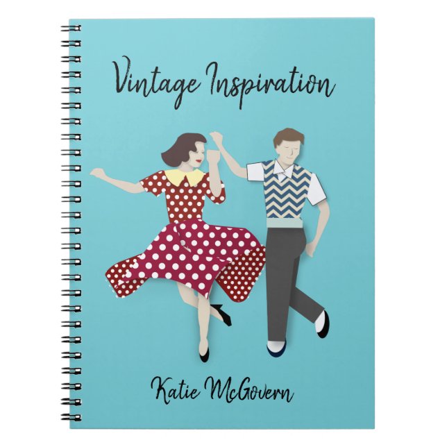 Caderno Espiral Swing Dance (Frente)