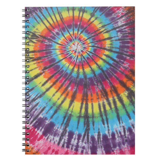 Caderno Espiral Swirl Tie Dye (Frente)