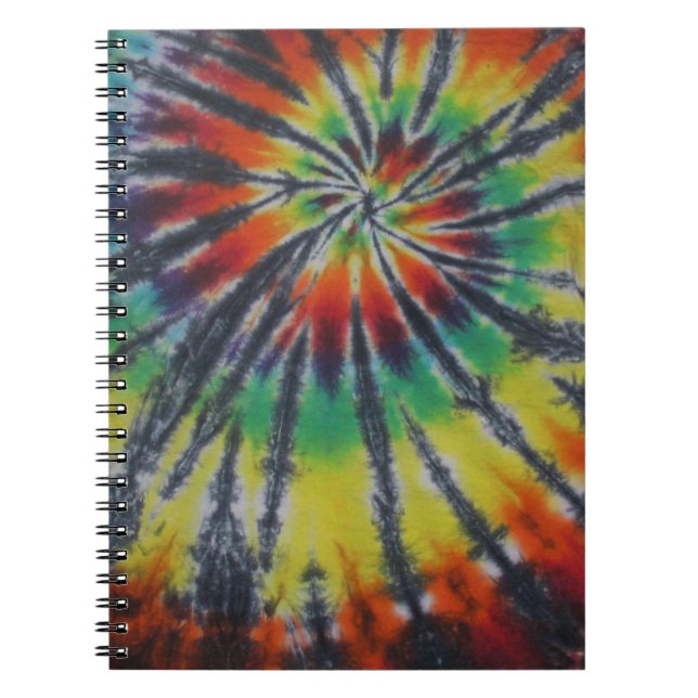 Caderno Espiral Swirl Tie Dye (Frente)