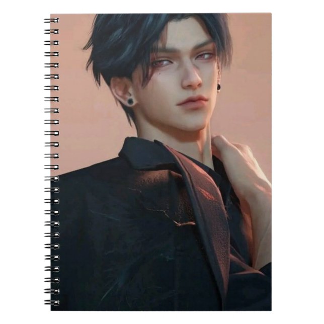 Caderno Espiral Sylus - Notebook Amar e Espiral do Deepspace (Frente)