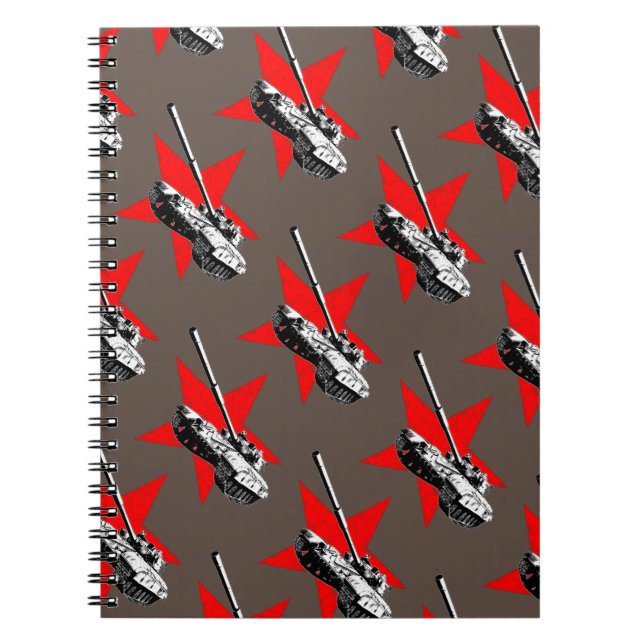 Caderno Espiral T-64 Tanque de batalha principal (Frente)