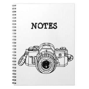 Caderno Espiral T do vintage 35mm SLR