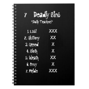 Caderno Espiral T-Shirt com 7 Pinos Mortais