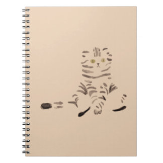 Caderno Espiral Tabby Cat