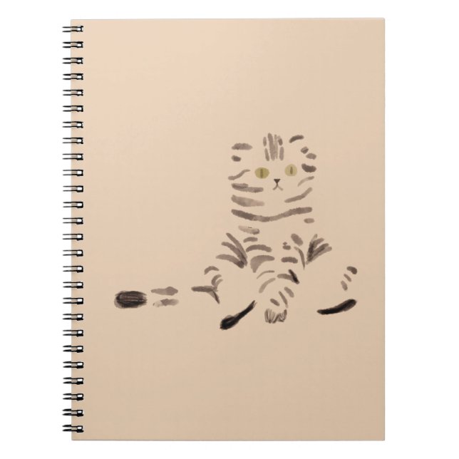 Caderno Espiral Tabby Cat (Frente)
