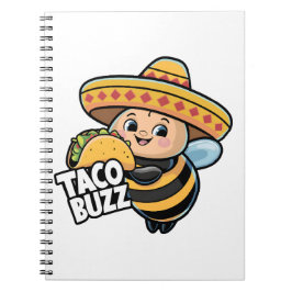 Caderno Espiral Taco Buzz Abelha