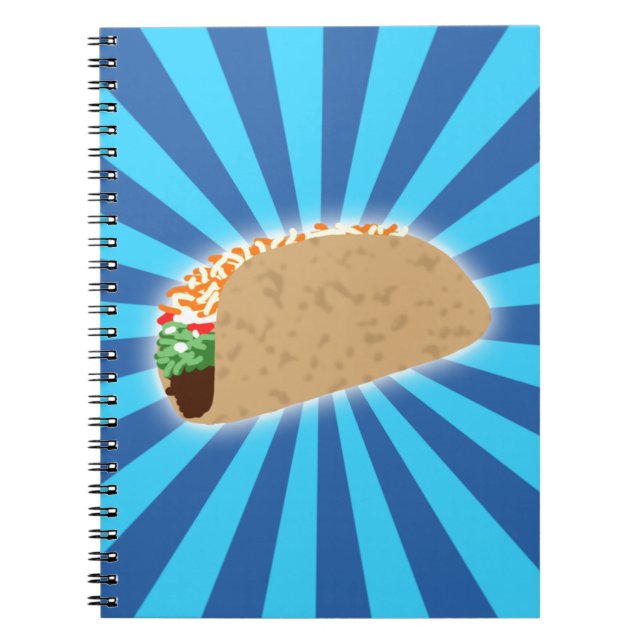 Caderno Espiral Taco da ascensão (Frente)