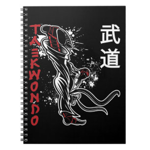 Caderno Espiral Taekwondo Kick Artes Marciais