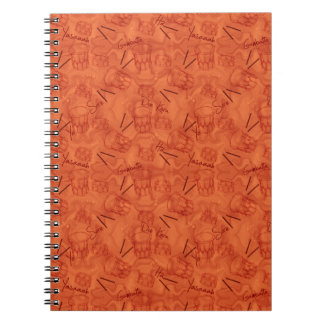 Caderno Espiral Taiko notes