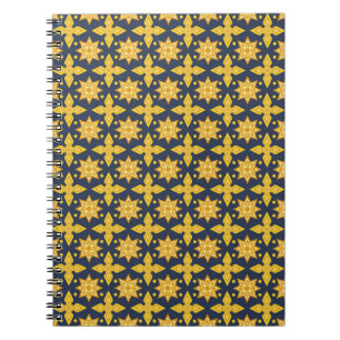 Caderno Espiral Tailandês Padrão Ornamental Background abstract, a