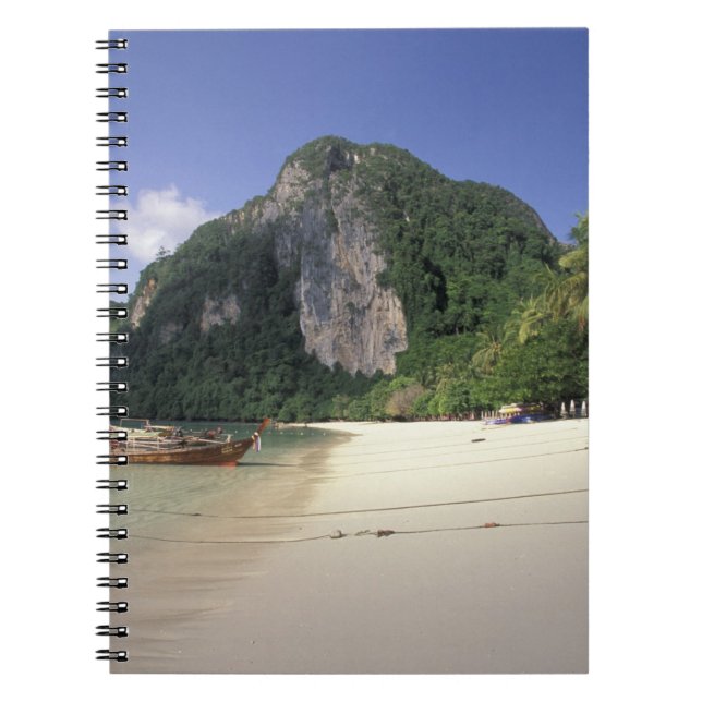 Caderno Espiral Tailândia, Mar de Andamão, Ilha Ko Phi Phi, Praia (Frente)