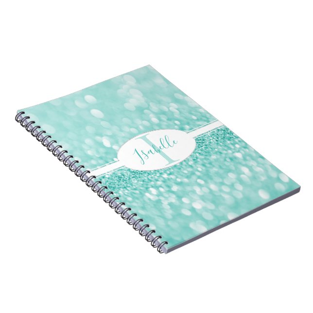 Caderno Espiral Tal Glitter Personalizar Notebook (Lado Direito)