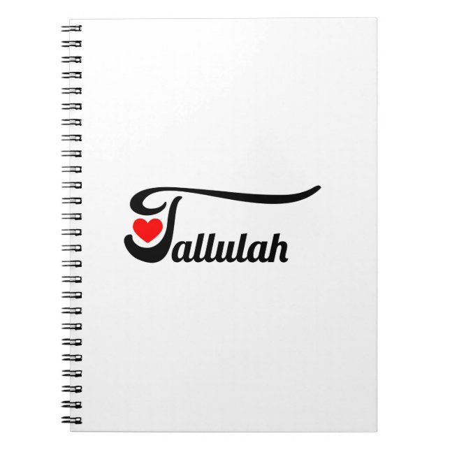 Caderno Espiral Tallulah (Frente)