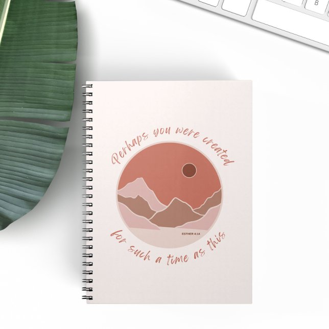 Caderno Espiral Talvez Você Tenha Sido Criado De Cristão Rosa Esbr (Criador carregado)