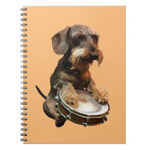 Caderno Espiral Tambores De Trituração De Cabelos Cutados