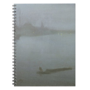 Caderno Espiral Tamisa - noturno no azul e na prata, c.1872/8 (oi