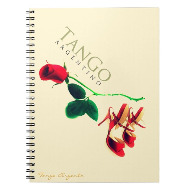 Caderno Espiral Tango argentino Vintage (Frente)